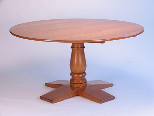ROUND DINING TABLE (60" DIA.), CHERRY  (T117)
