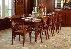 CARIBBEAN DINING TABLE AND CHAIRS